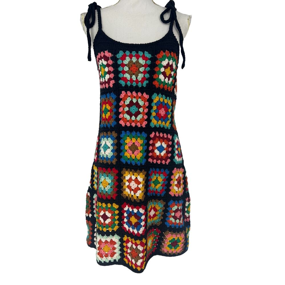 Alanui Positive Vibes Hand Crochet Dress - Picture 6 of 16